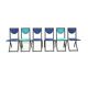 Ensemble de 6 chaises à manger par Karl Friedrich Förster pour KFF Design