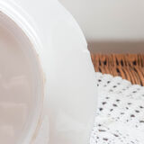 White and gold porcelain sauceboat Genuine SEP porcelain France selection