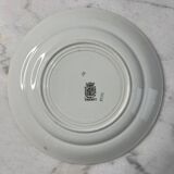 Assiette plate St Amand Corbeille de fleurs