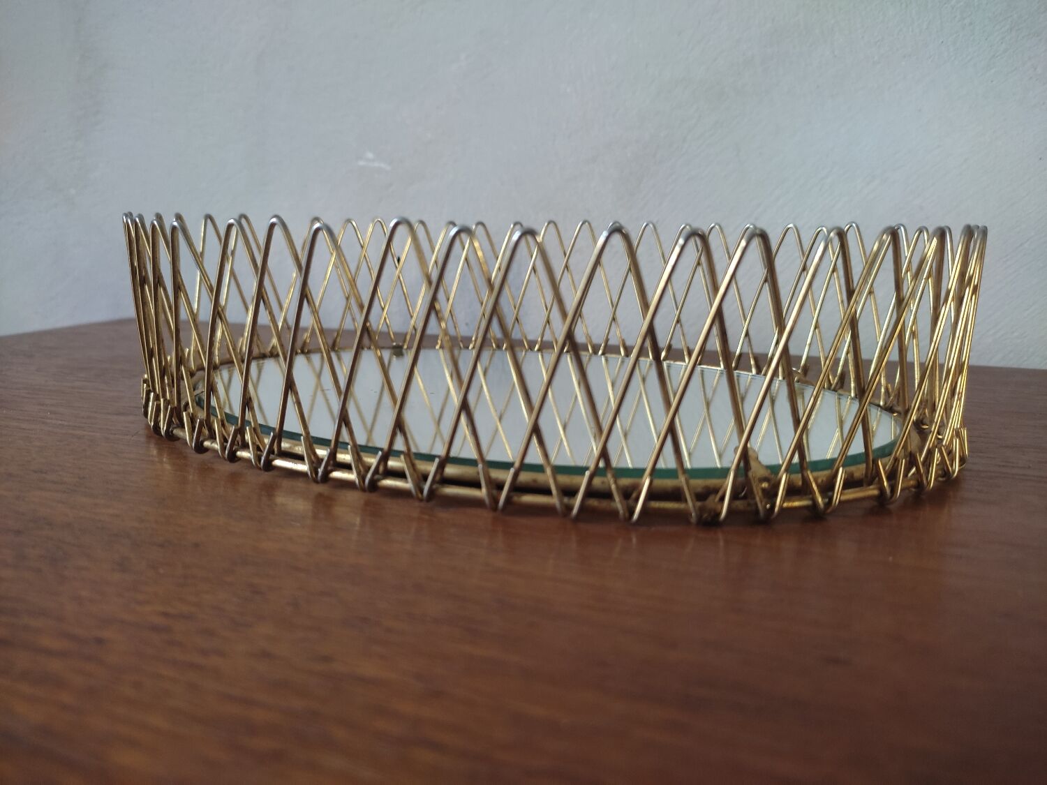 Retractable sun mirror, 34x27 cm