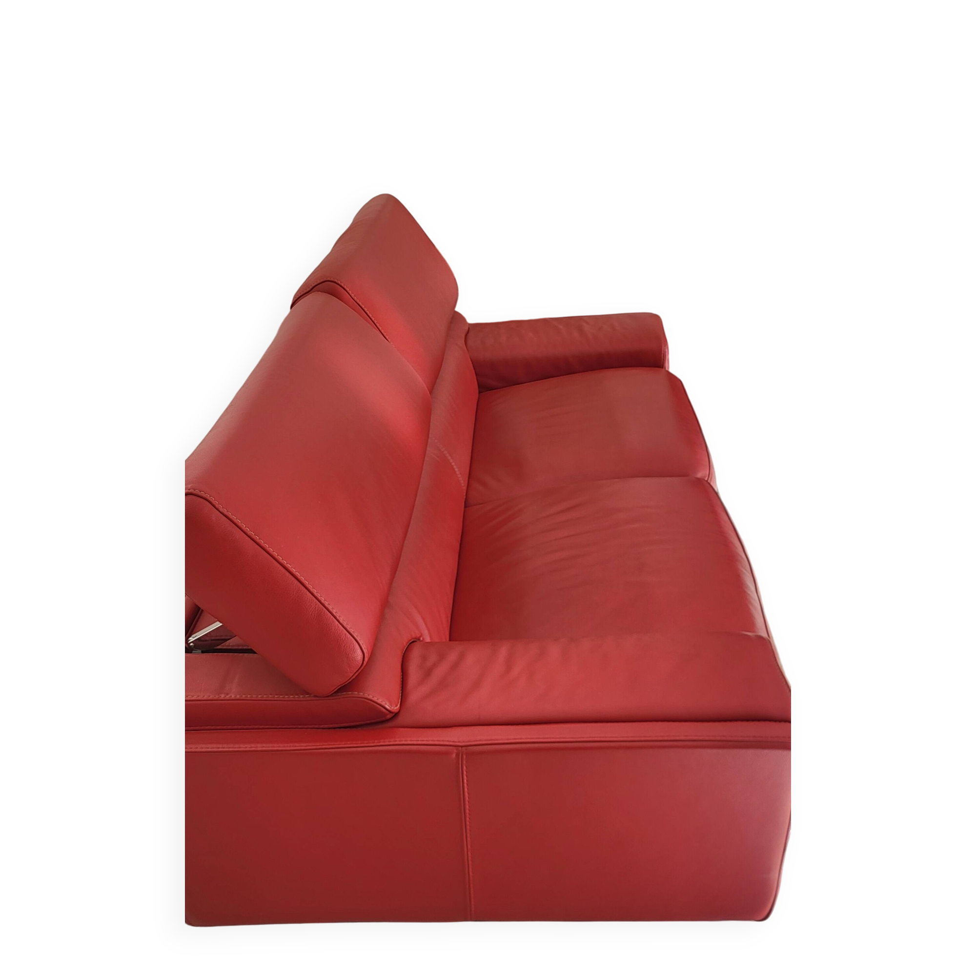 1 red roche bobois sofa