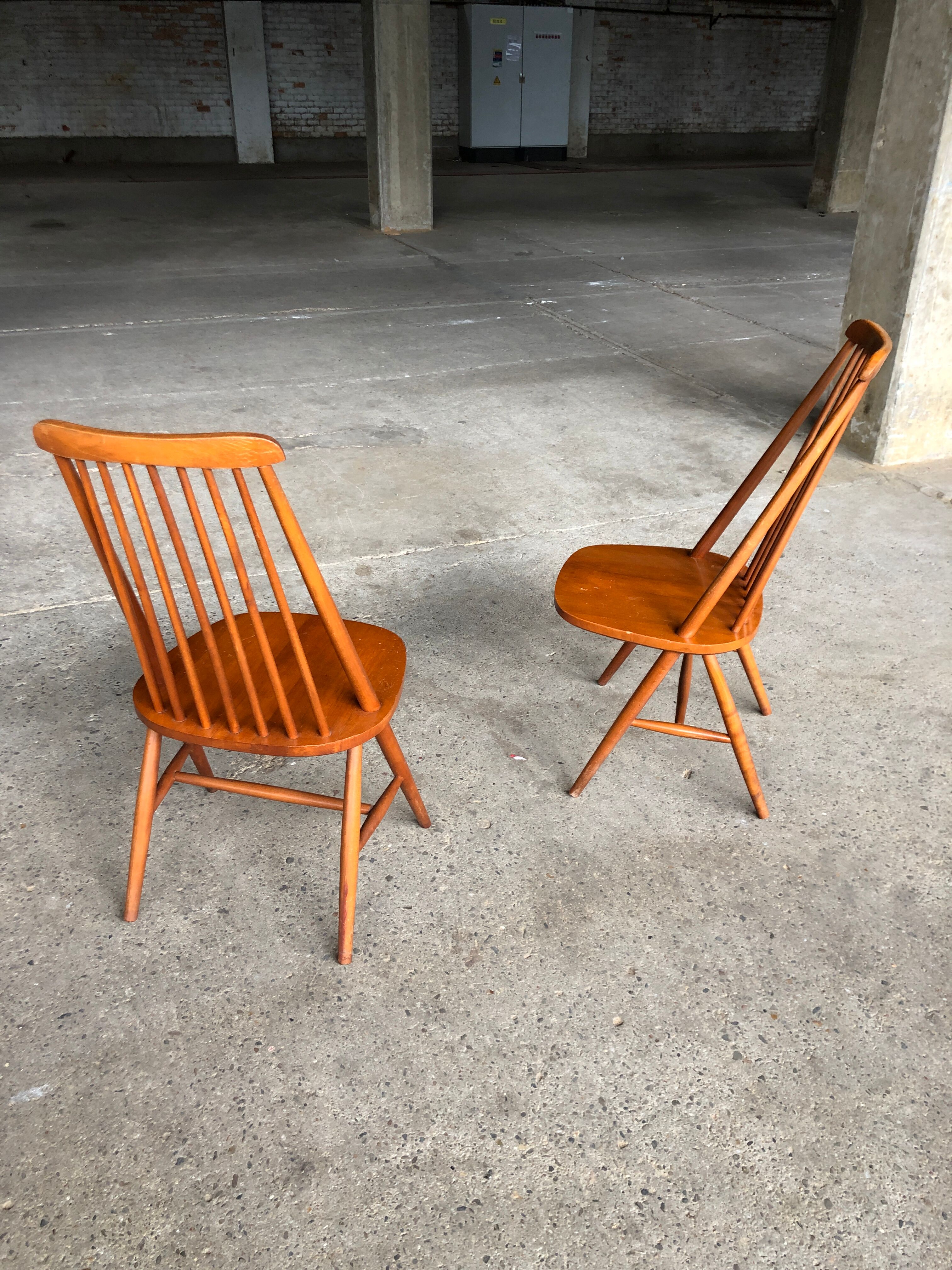 Elegant lounge chairs, 1955, set of 2