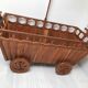 Wooden castor bed from the 40s and 50s