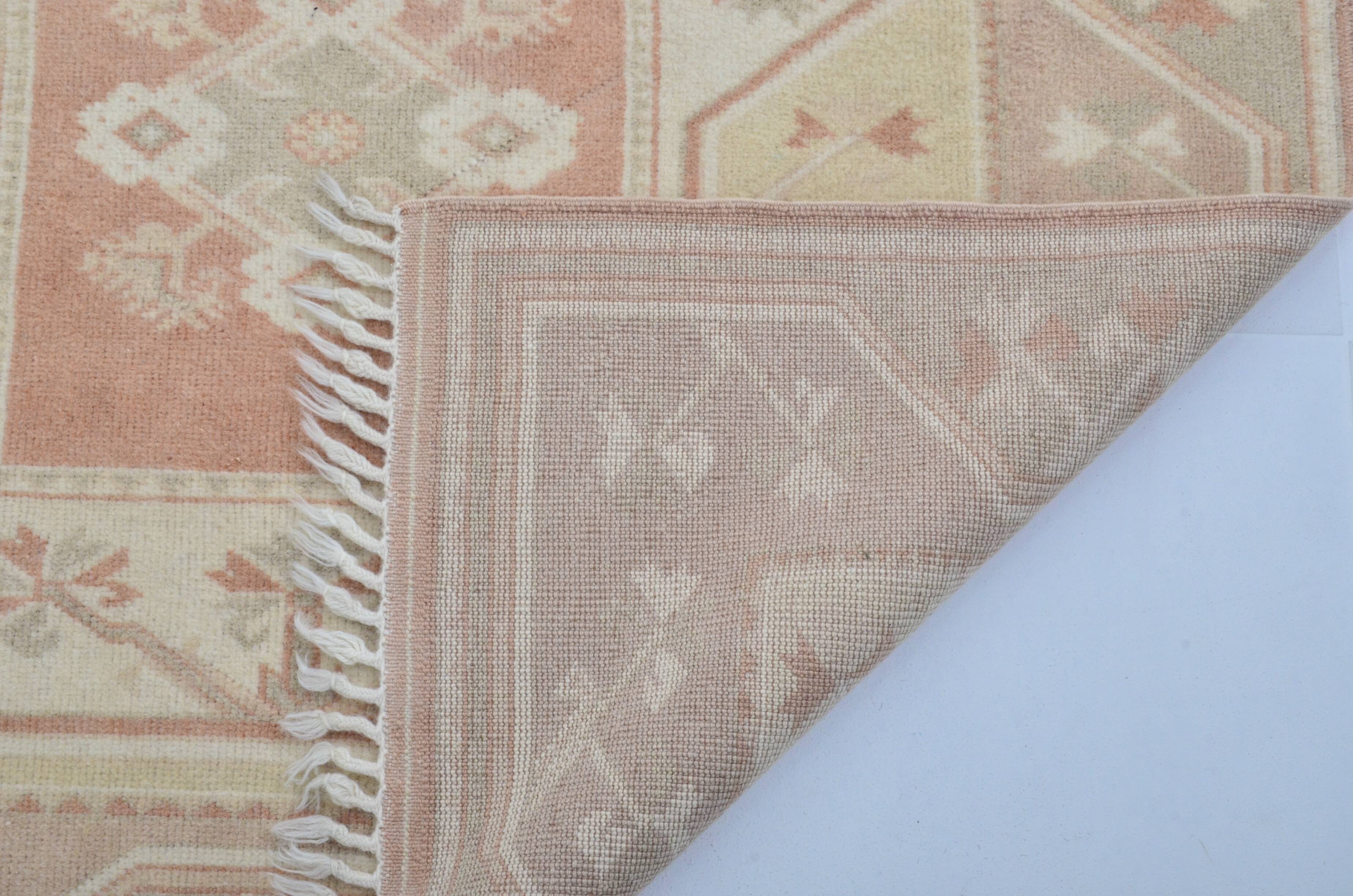 Turkish Oushak handmade rug sku 3598