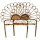 Bamboo and rattan headboard, handcrafted on the Côte d'Azur, 1960