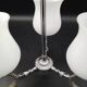 Vintage lamp 70/80 chrome dolphin fish chandelier and 3 opaline arms