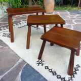 Brutalist nesting tables