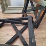 Antique wooden folding painter's stools