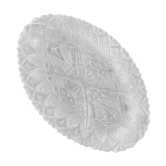 Chiseled glass aperitif serving tray