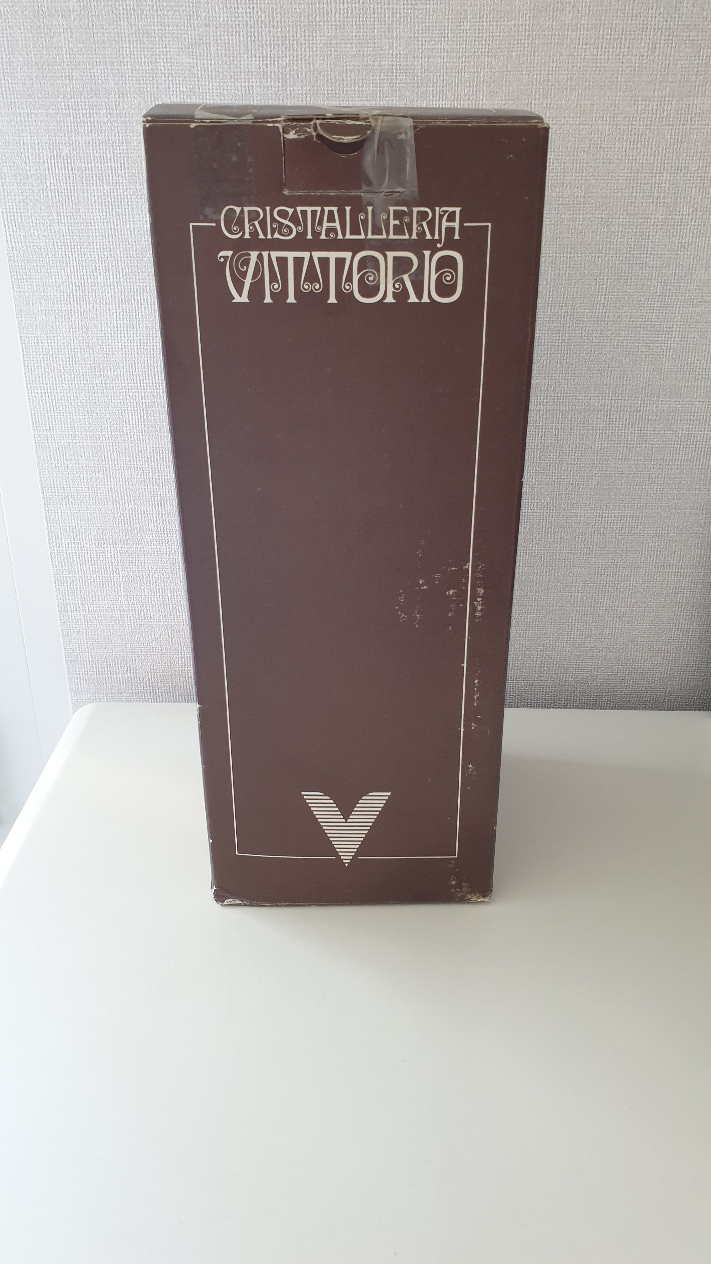 Vintage Vittorio crystal vase