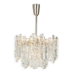 Lustre en verre ice Murano