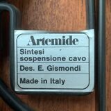 Suspension Cable Italian Synthesis of the Mid-Century by Ernesto Gismondi for Artemide