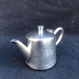 A pair of vintage silver-plated teapot and coffee pot