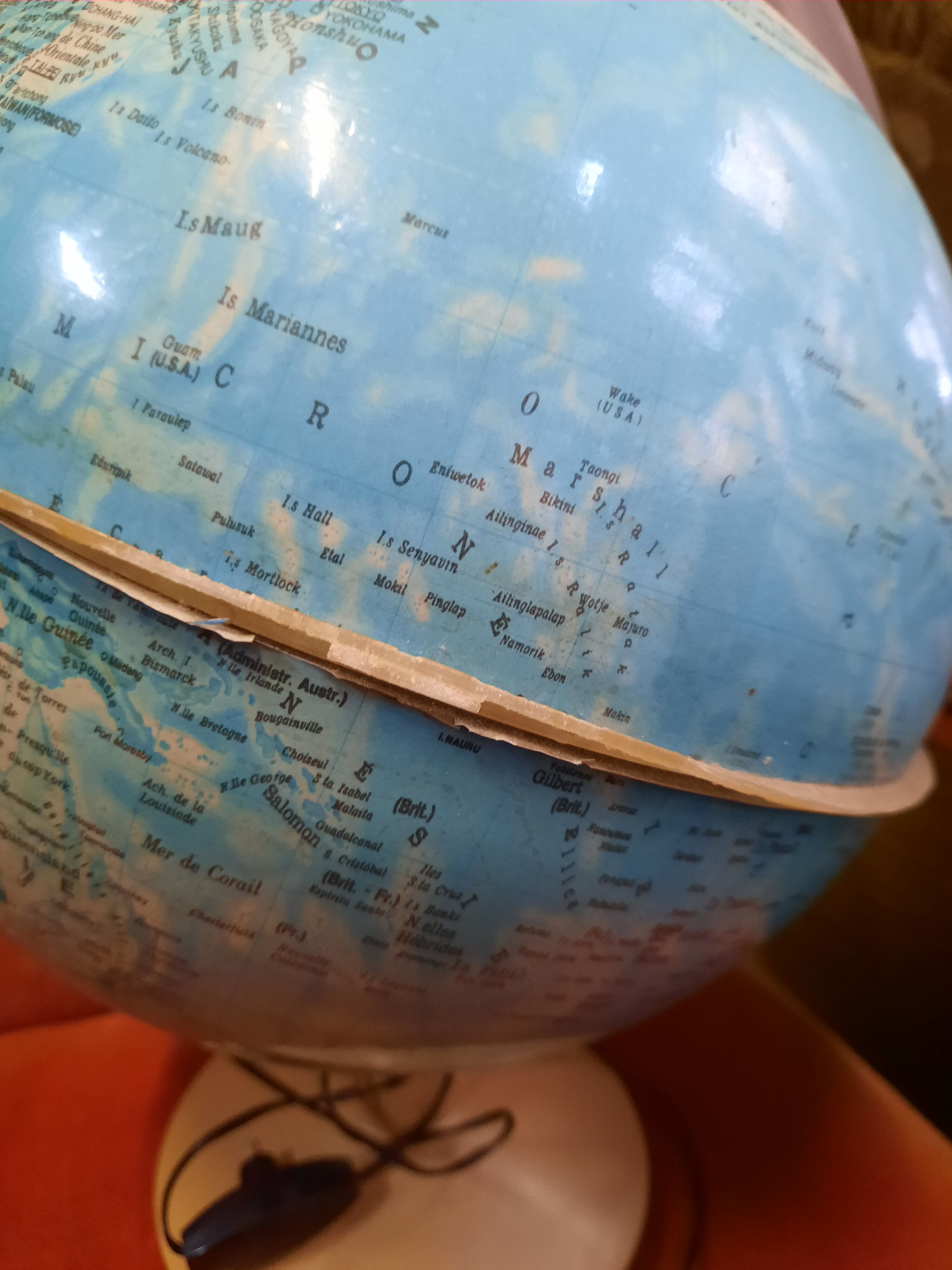 Vintage Earth Globe
