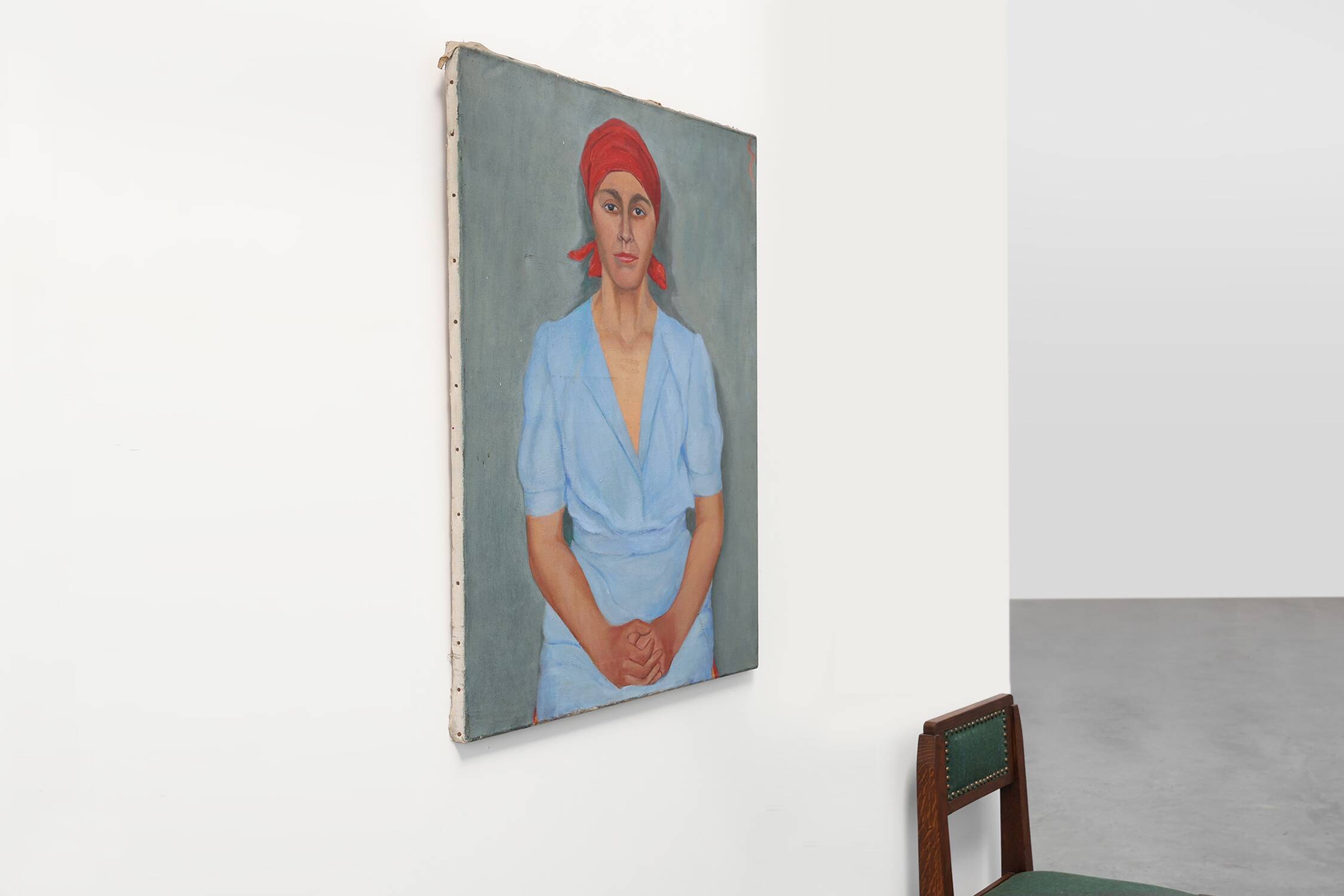 Expressionist portrait of a woman, Belgium 20th century