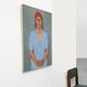 Expressionist portrait of a woman, Belgium 20th century