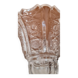 Sculpted glass vase