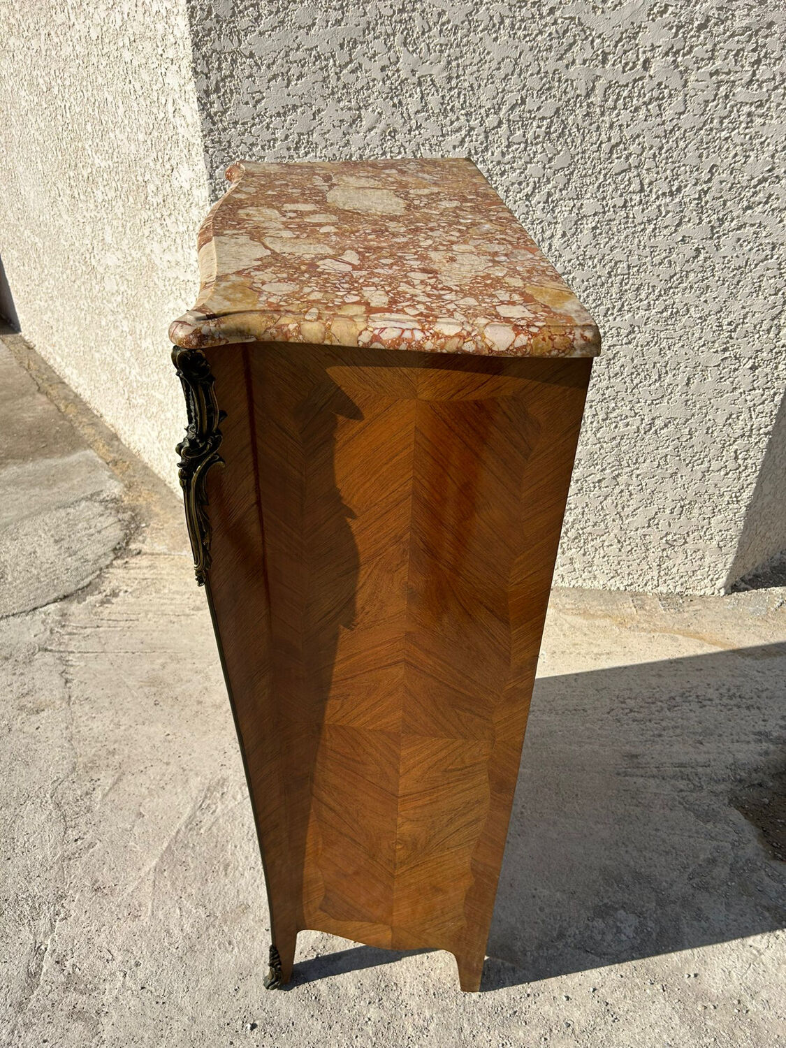 Curved rosewood secretary