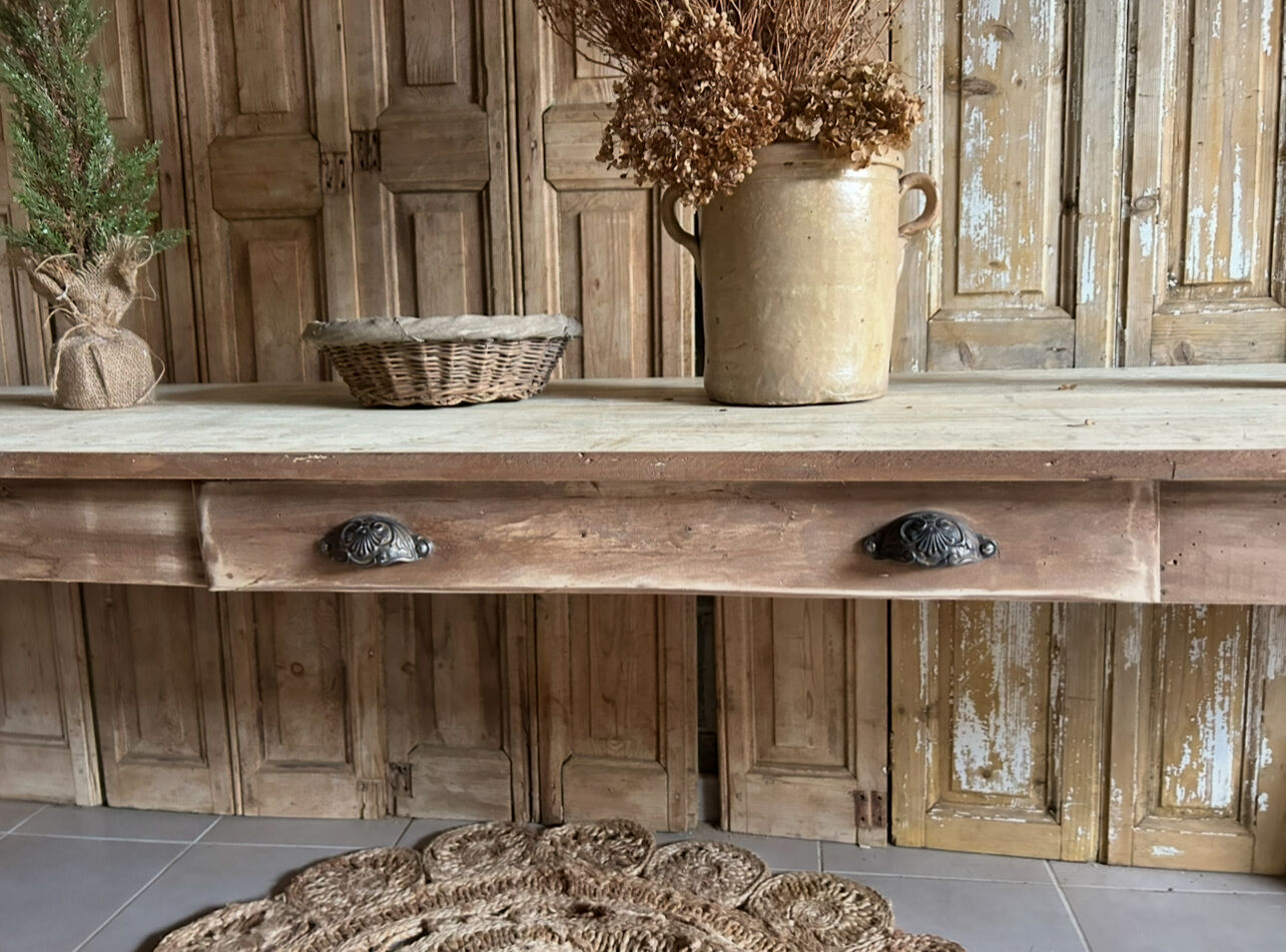 Large farmhouse table 292 cm