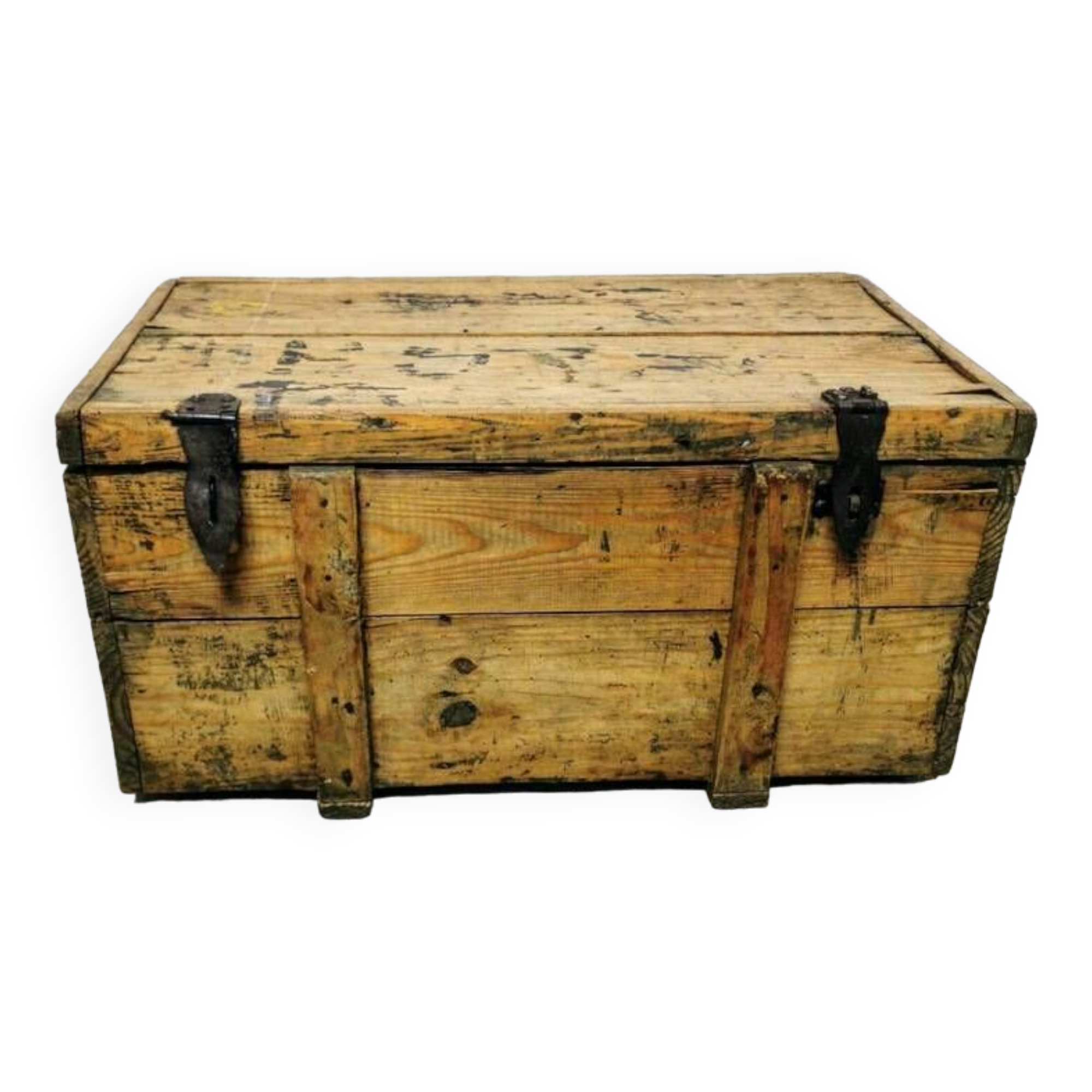 Large wooden trunk