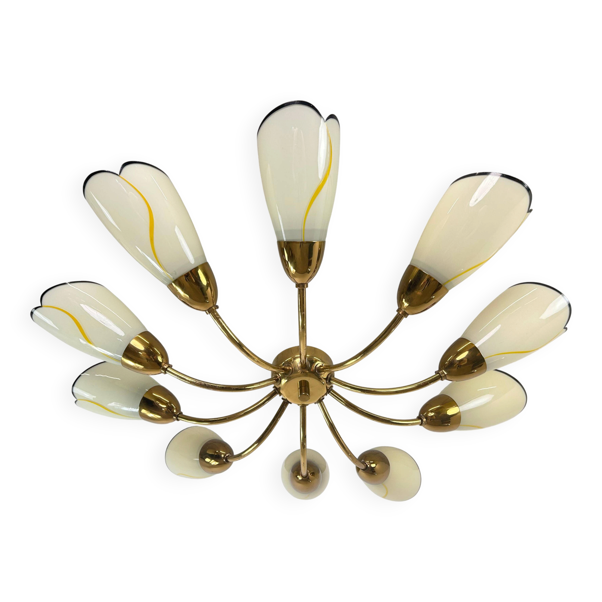 Modern mid-century chandelier by Instala Děčín.