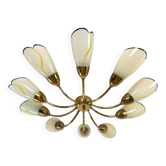 Modern mid-century chandelier by Instala Děčín.