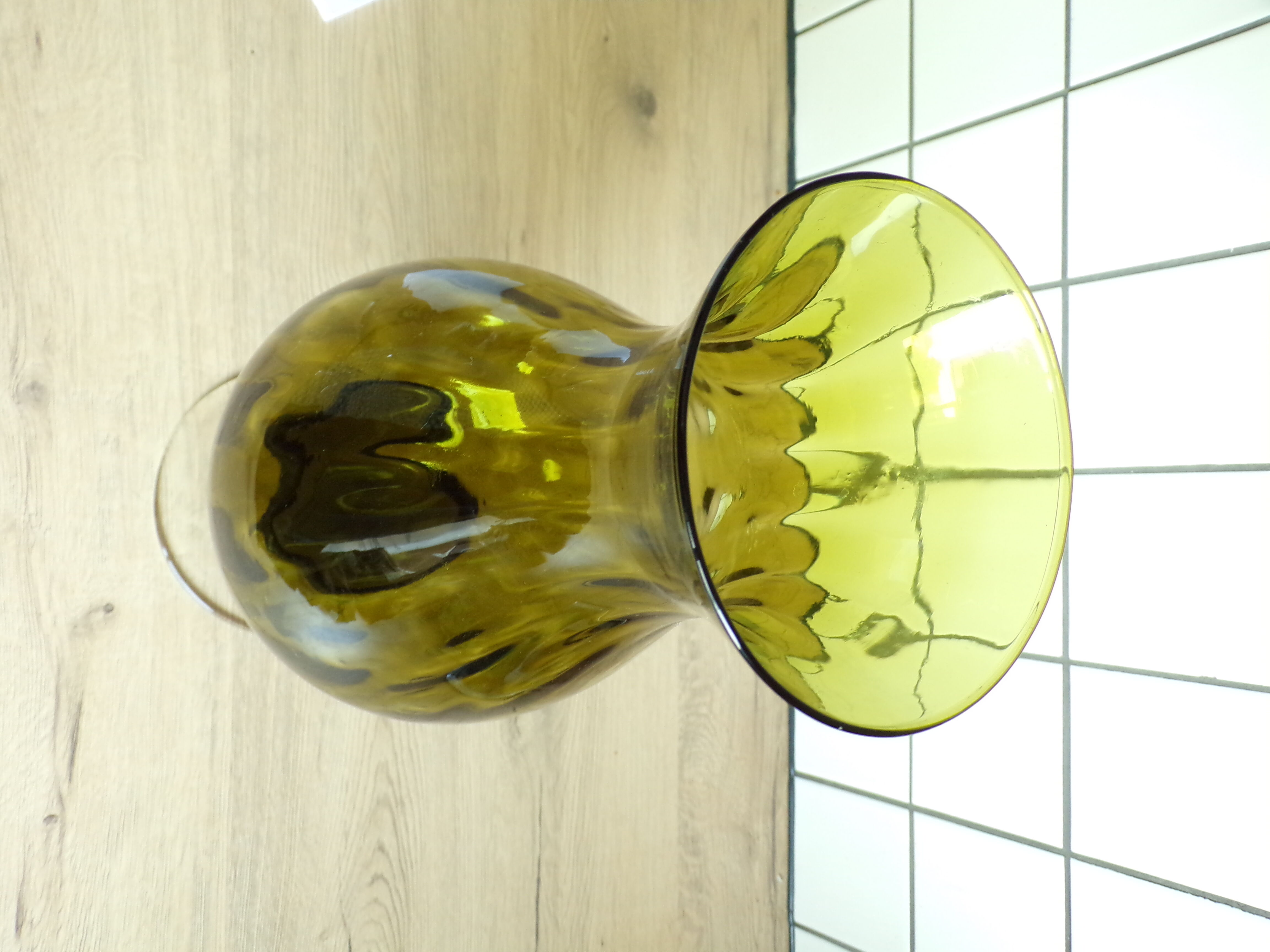 Glass vase D'Empoli Vert