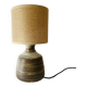 Ceramic lamp, 2m fabric cable, fabric lampshade