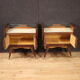 Pair of Italian design bedside tables from the 50s