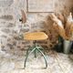 Ancienne chaise d’atelier réglable, Vintage industriel