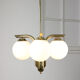 Vintage italian golden angel chandelier
