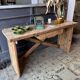 Console made of pine
