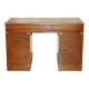 Vintage Harrods Kennedy desk in military campaign style with drawers.