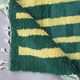 Contemporary green rug - 292 x 255 cm