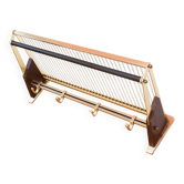 Portemanteau mural années 50 bois et métal