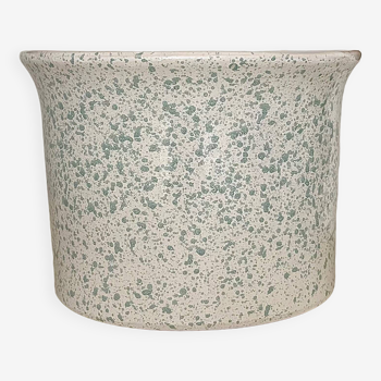 Speckled ceramic planter