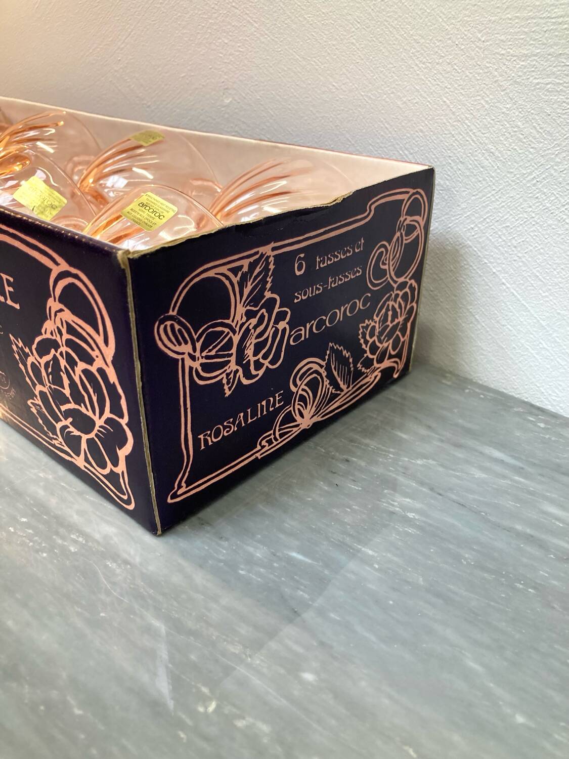 Rosaline arcoroc cups