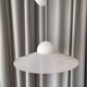 Vintage IKEA LYRIK Pendant Lamp | Soft Pink Perforated Metal | 1984 Scandin