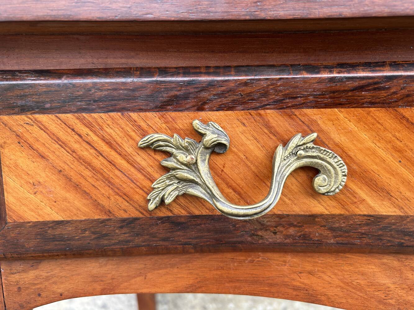 Louis XV style console table, late 19th century