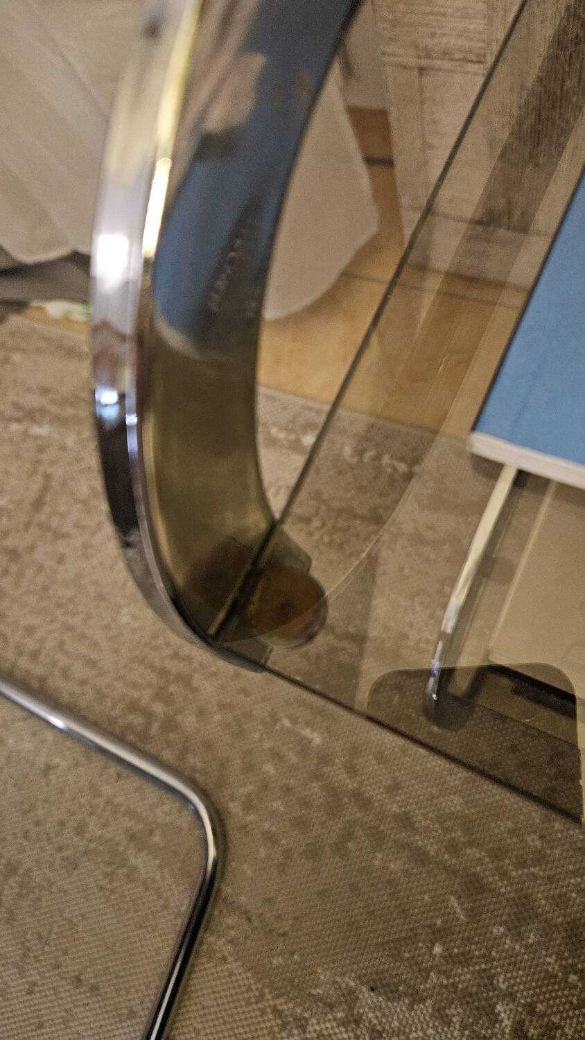 Chrome end table