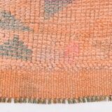 Peach & Pink Hallway Vintage Runner Rug, 84x310Cm