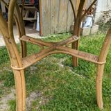 Rattan round table