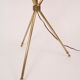 Brass tripod floor lamp Maison Jansen