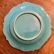 5 vintage barbotine asparagus plates