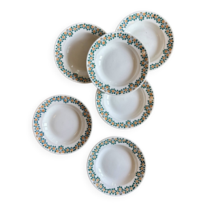 Lot de 6 assiettes creuses