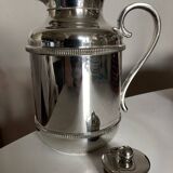 Neo-classical silver-plated metal insulated living room pitcher from Italy, 1970s