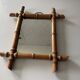 1960s faux bamboo mirror