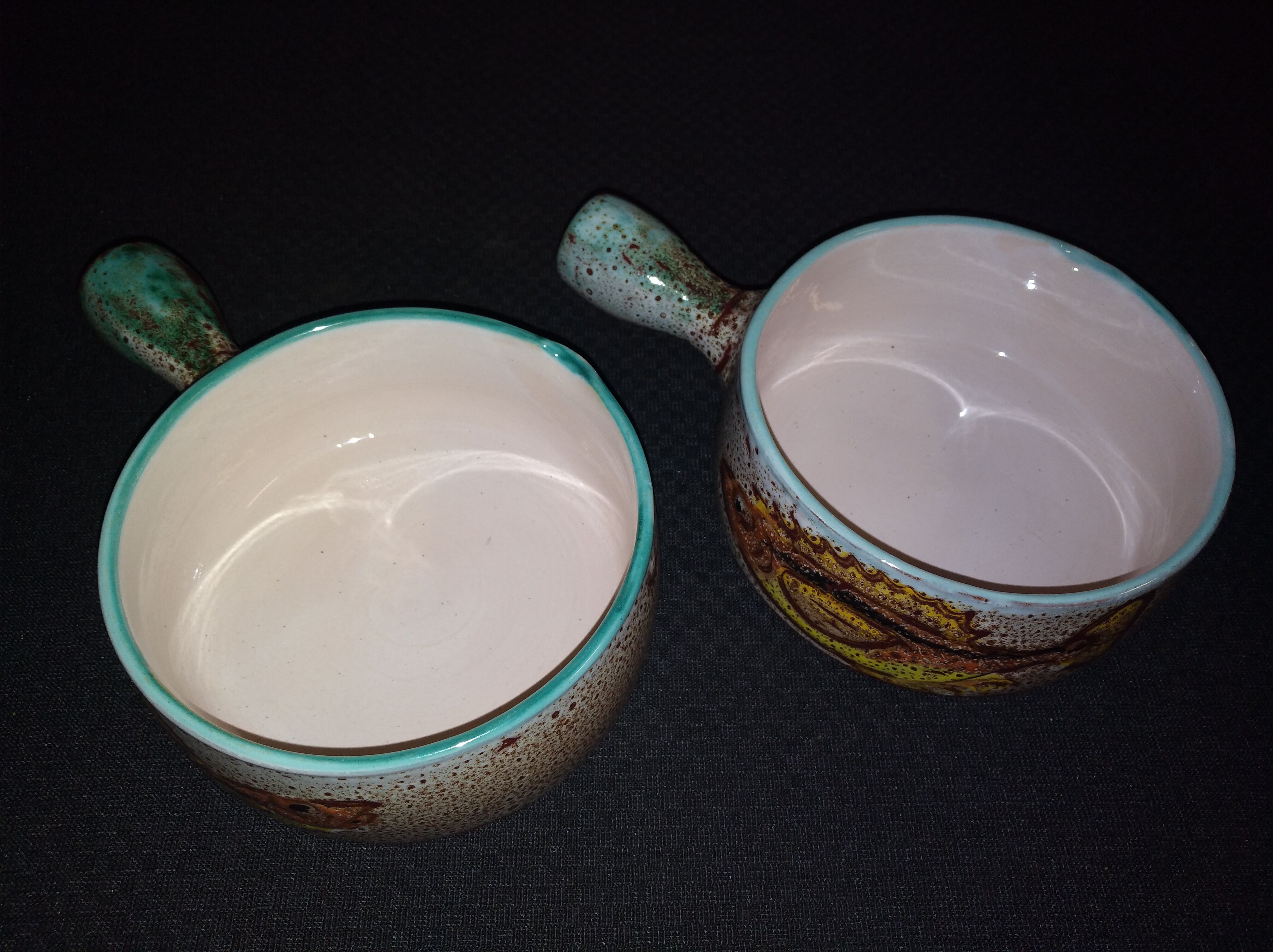 Vallauris ceramic fish soup service