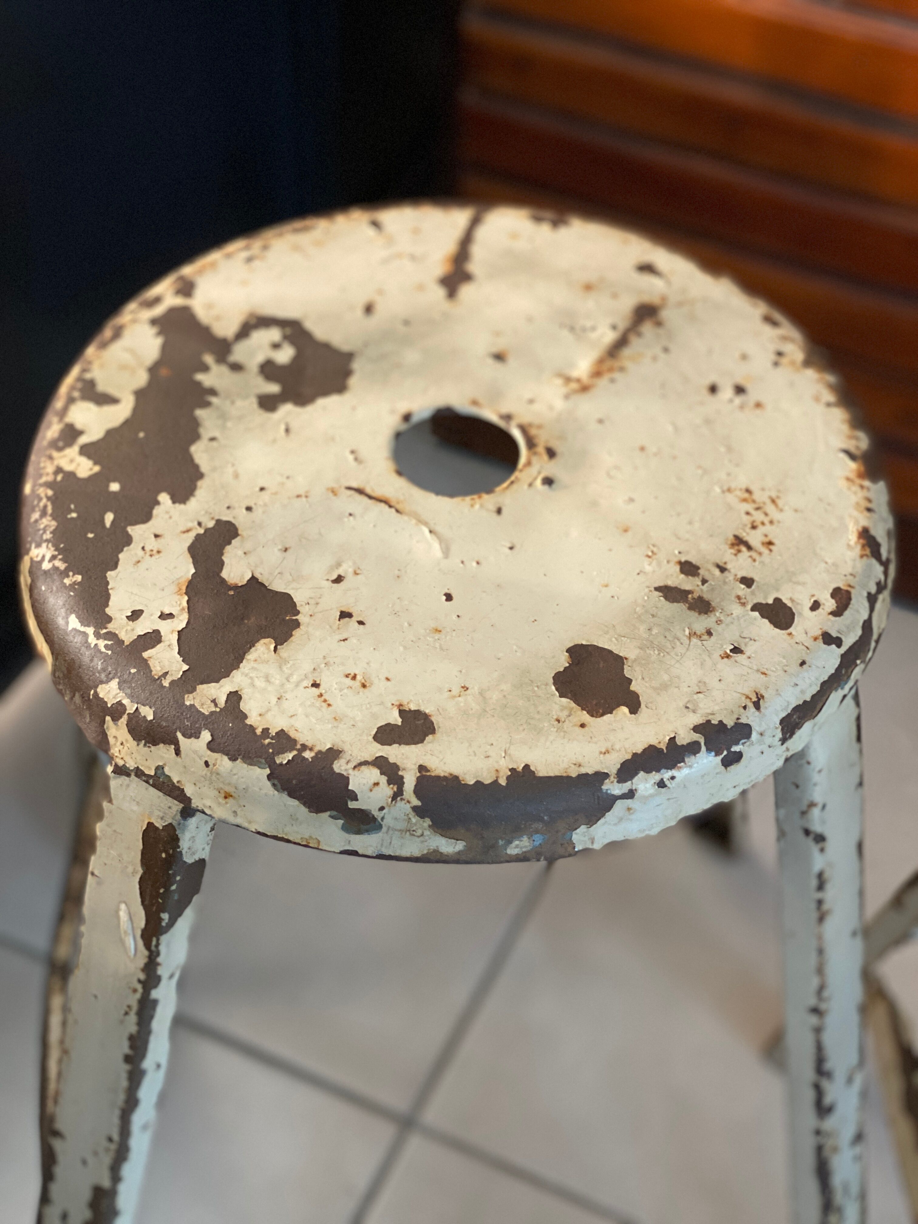 Pair of industrial stool