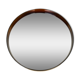 Miroir rond Syla 710 cerclage ambré